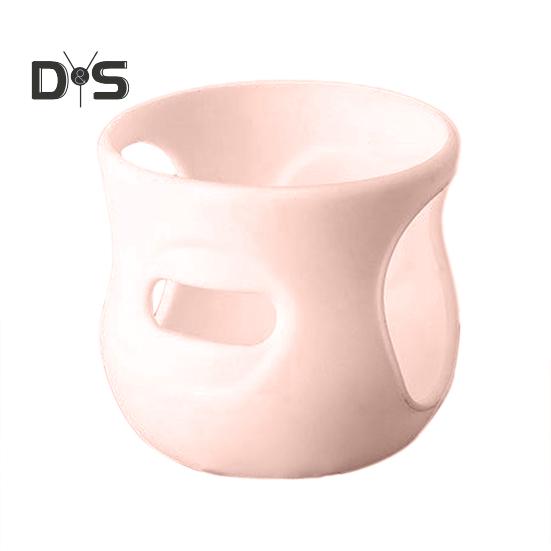 3 ცალი სილიკონის ბოთლის ყელი 120მლ/240მლ ბავშვის ფლაკონის დამჭერი მოცურების საწინააღმდეგო BPA საიზოლაციო ყდის მინის ბავშვის ბოთლისთვის