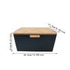 Bread Bin with Bamboo Lid for Home Baked Goods