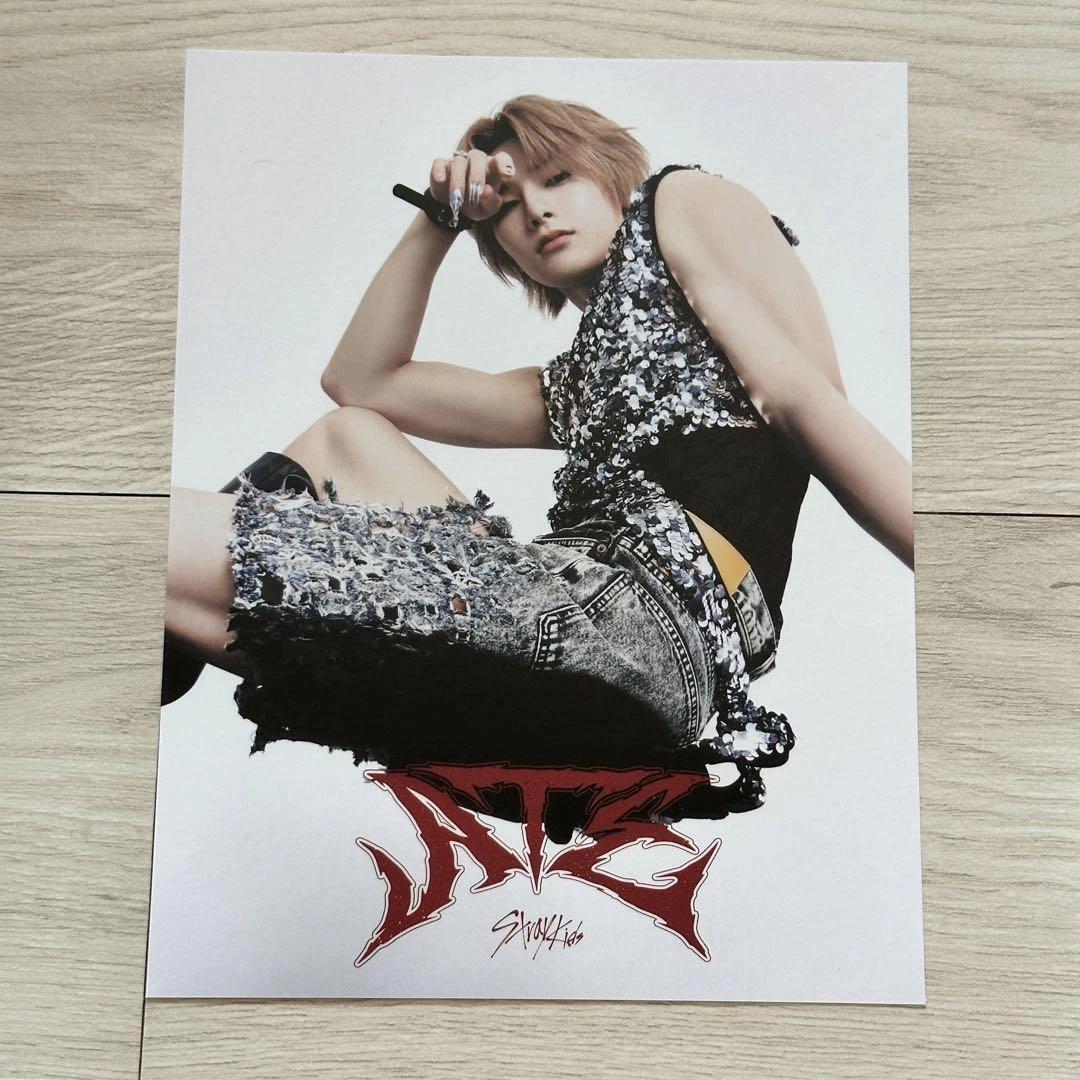 

Stray Kids МІНІ-АЛЬБОМ ATE ФОТОКАРТКА З АЛЬБОМУ ОФІЦІЙНА I.N / Letter ver. POST CARD