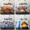 Grizzy and The Lemmings Bedding Set Duvet Cover Sheet Printed Bed Set Pillowcase Bed Full Queen King Size For Comforter Bedroom
