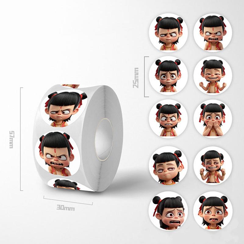 

Аниме Фильм Начжа 500 шт. Наклейка Мультяшная Милая Окружающая Декоративная Записные книжки Наклейки для рабочего стола Сделай сам.