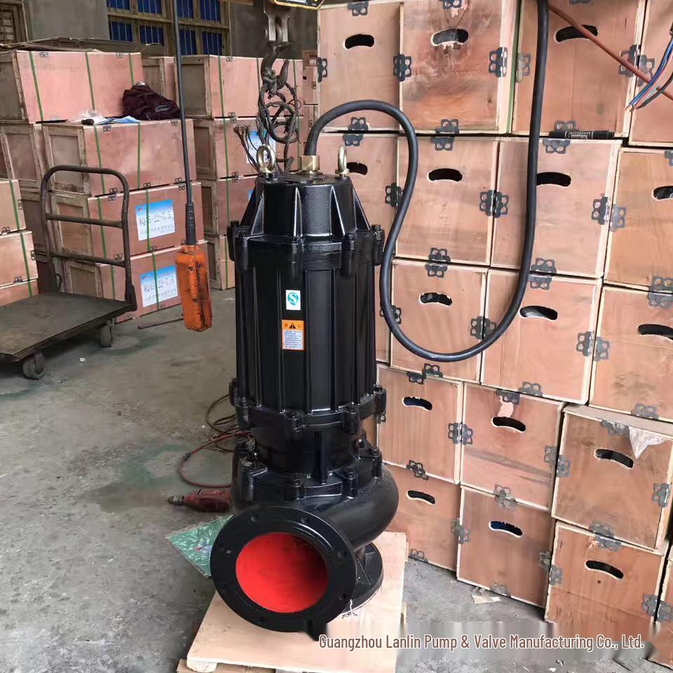 4-Inch Submersible Cutting Pump for Farm Sewage, Model 100WQAS80-25-11