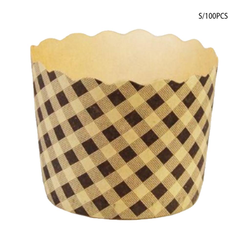 100 peças de moldes para cupcakes, muffins, forminhas, forros, capas à prova de gordura, ferramentas para festas, casamentos, aniversários, suprimentos para confeitaria
