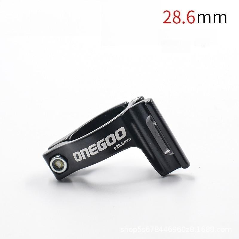 Bicycle direct-mount/direct-lock front derailleur adapter seat 28.6/31.8/34.9MM Suitable for steel /aluminum/carbon frames 28.6 Black1