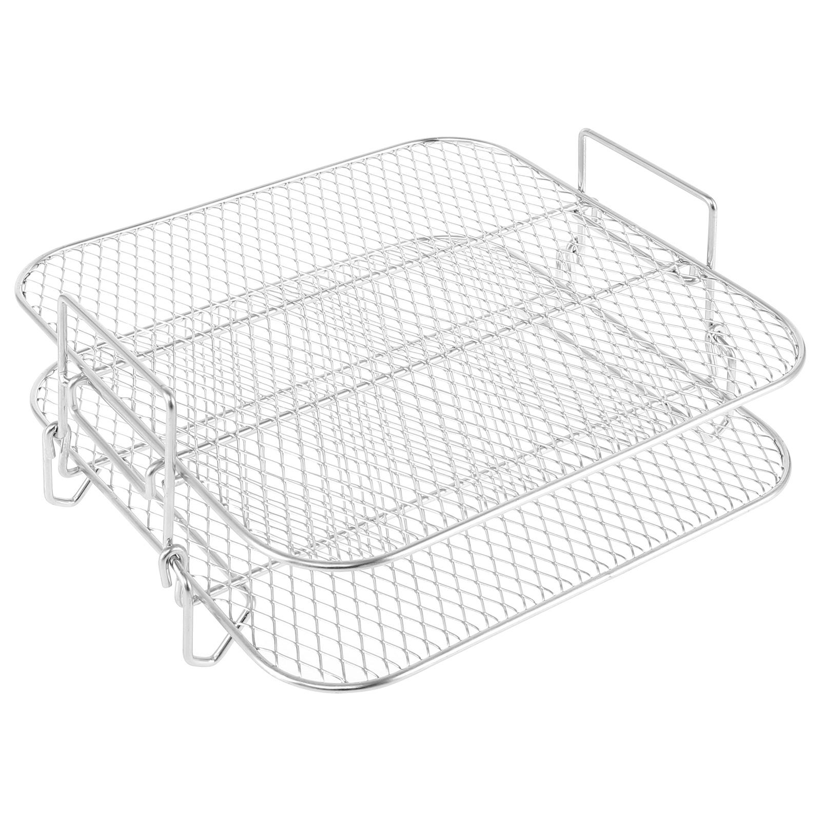 

Стойка для фритюрницы из нержавеющей стали Решетка для гриля и дегидратора Стойка для фритюрницы, пароварка, жарочная стойка Кухонные принадлежности Инструменты для готовки