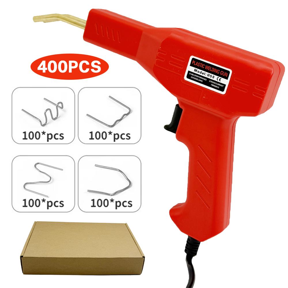 

NEW Plastic Welder Welding Machine Car Bumper Soldering Gun 4 Types Staples for Bumper/Kayak/Plastic Product Repairs 220V