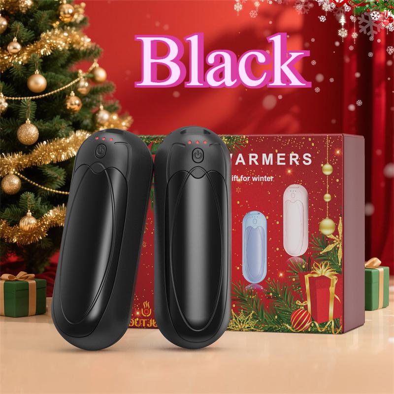 2 Pack Portable Hand Warmers, 7000mAh Rechargeable with Double Side Heating 3 Levels Heat, for Outdoor,Hunting,Christmas Gifts