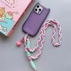Anti-loss Phone Hanging Chain Nylon Mobile Phone Lanyard DIY Phone Crossbody Chain  Christmas Gifts