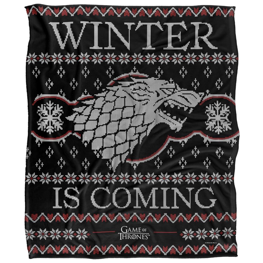 Game of Thrones Winter Is Coming Fair Isle Blanket