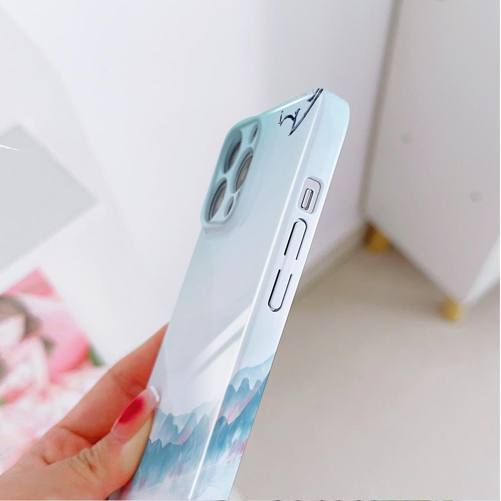 All-inclusive Film Phone Case Cartoon Fashion Design Hard Shell Full Cover Camera Protection Case for iPhone Huawei Honor Vivo Google