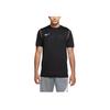 Nike Dri-FIT Solid Logo Print Crew Neck Short Sleeve T-Shirt Kids Tops Black BV6905-010