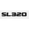 3D ABS Car Rear Trunk Badge Emblem Decals Sticker Decoration accessories for Mercedes Benz SL63 SL65 SL280 SL300 SL320 HG9