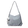 Urban Minimalist Pu Tote Bag With Zipper Pockets For Daily Use