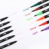 12 Colors Artist Coloring Marker Pens Fine Brush Dual Tip Pen Art Supplier for Manga Coloring Books Drawing Planner Scrapbook
