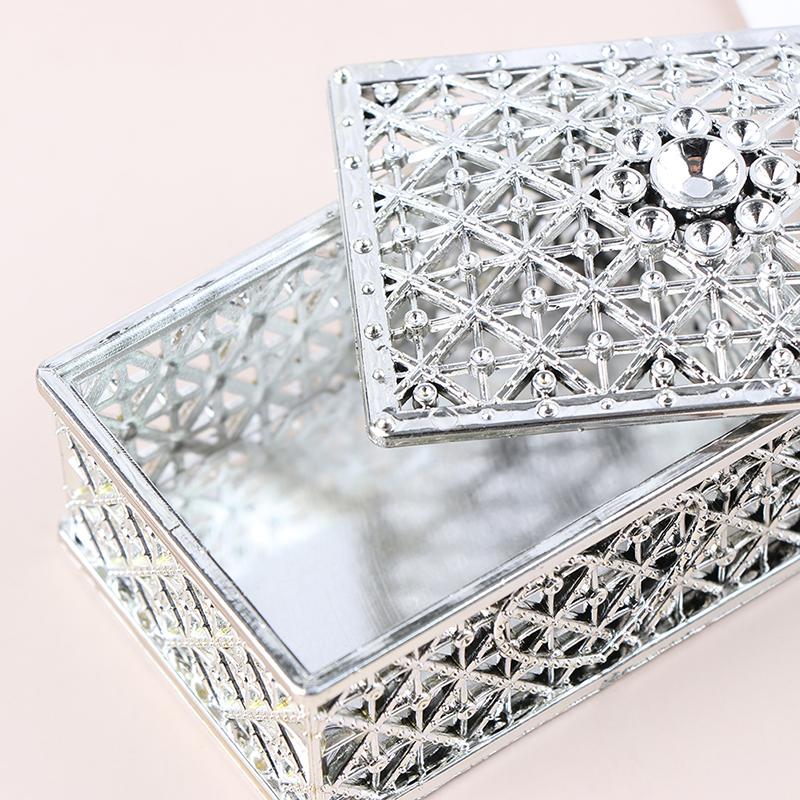 Plastic Hollow Gold Foil Candy Box Chocolate Gift Treat Boxes Wedding Box