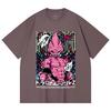 230 Gsm 100% Bawełna Dragon Ball V67 Majin Buu Nadruk Unisex Ciężka Bawełniana Koszulka