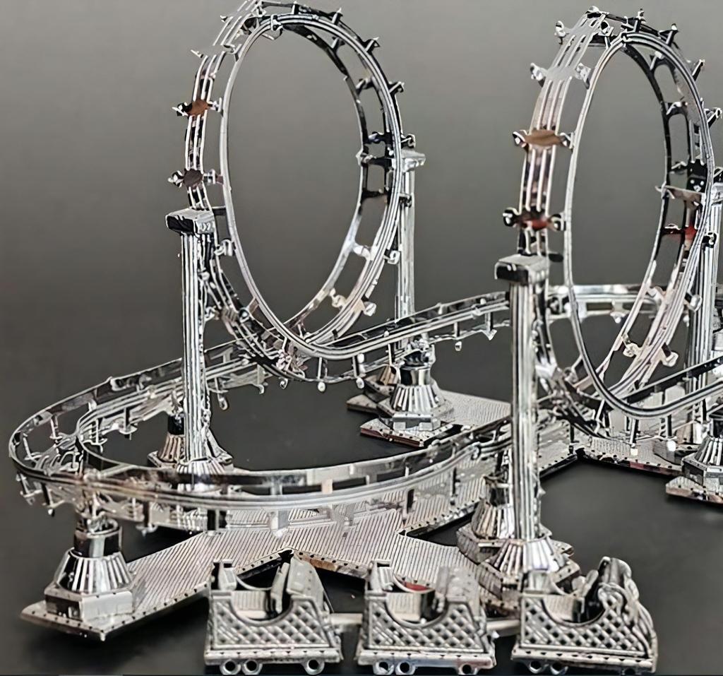 TOKIX 3D Craft Kit: Roller Coaster (with tools)
