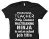 Preschool Teacher Shirt. Preschool Teacher Gift. Teacher Shirts. Teacher Gifts. Teacher Appreciation. Gift for Teacher #OS423