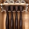 Space Saving Vertical Boot Organizers with Iron Frame & Rusts Proof Coating for Efficient Shoe Rack In Small Space