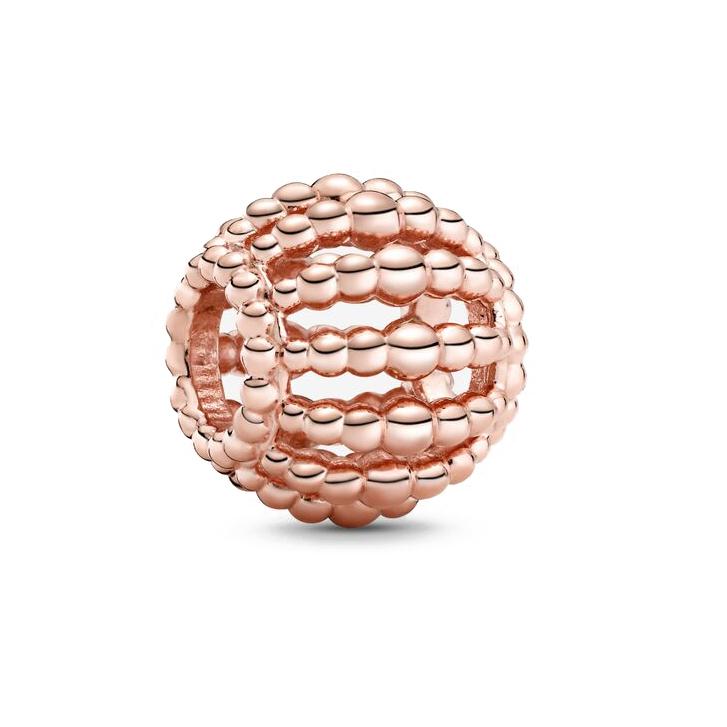 Sparkling Disc Double Charm 18K Gold Plated Plated Charm Bead Charms for Authentic Charm Bead Charms Bracelets Trinket copper Charm Bead for Women Jew
