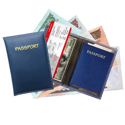 Passport Cover Case Ticket Storage Pocket Credit Card Cash Holder Passport Holder for Unisex Travel Document Organizer