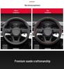 Electric MINI Steering Wheel Cover: Ultra-thin, Anti-slip, Sweat-absorbing, Plush Winter Grip.