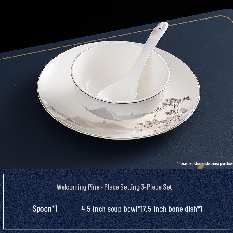 Chinese Bone China Tableware Set