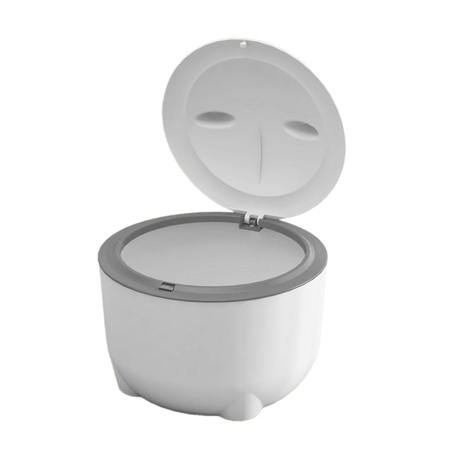 

Корзина для кошачьего туалета с крышкой, лоток для кошачьего туалета для кошек и мелких животных белый