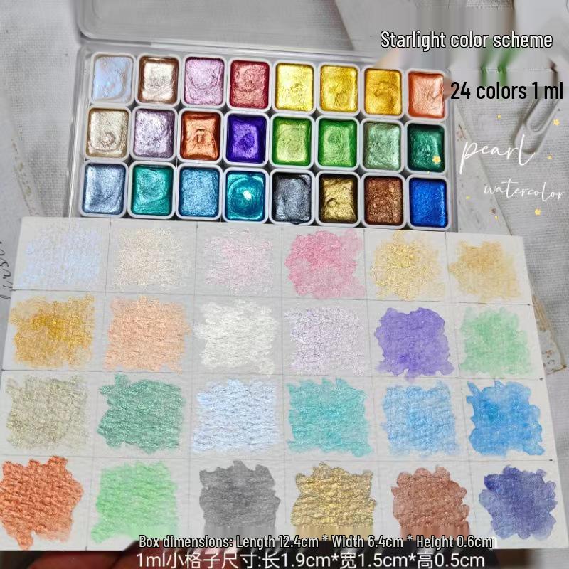 Nail Art Pearlescent Watercolor Set