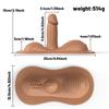 10 Vibrating Mode Dildo Mount Vibrator, Wirelessly Remote Controlled Clitoris Anal G-spot Stimulator Adult Sex Toy for Women