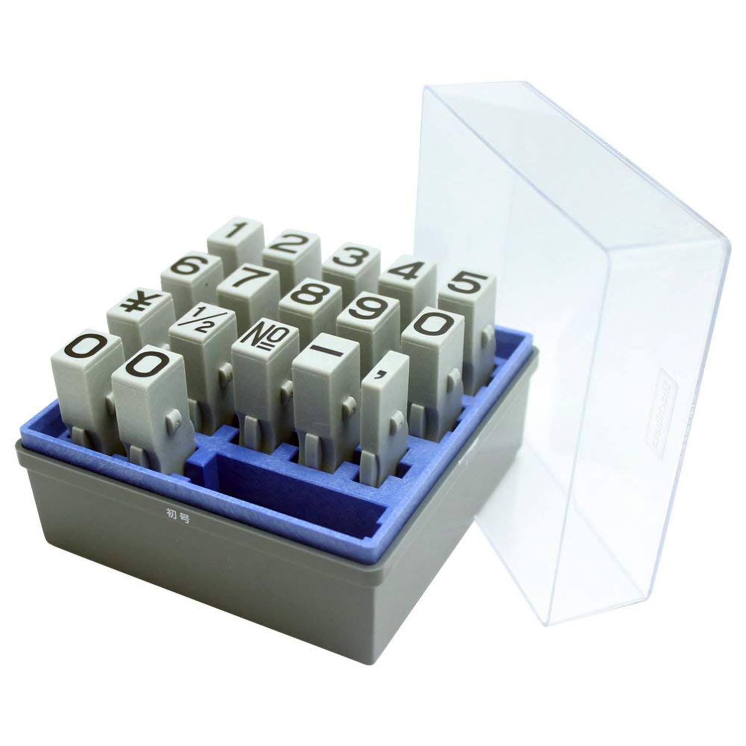 

Shachihata Patterned Rubber Stamp, Linkable Number Set, GRN-SG, Gothic Font, First Issue, 15.1 x 11.7 mm