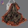 Light Green Silk Scarf Ladies Spring Fall Winter Floral Large Size Long Scarves Wraps Summer Beach Shawl Cover-ups