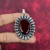Garnet 925 Solid Sterling Silver Pendant, Handmade Gemstone Pendant Jewelry, Gifts For Wife Brand New Pendant