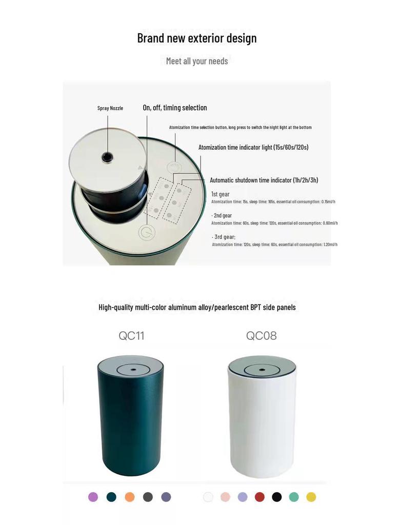 Qingyun Pucheng QC11 Ev ve Ofis için Aromaterapi Difüzörü