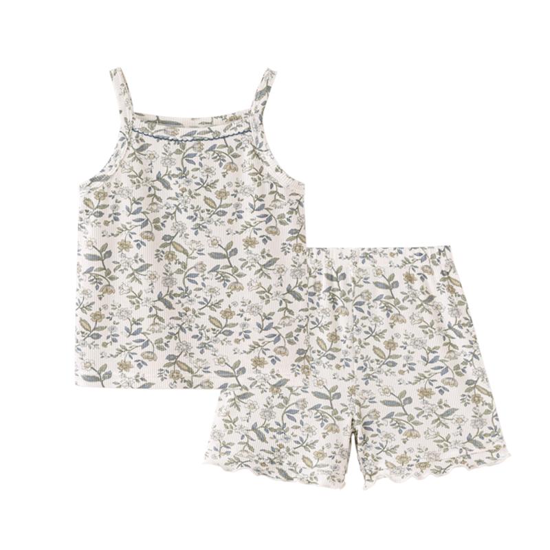 Babylove Girls  Floral Modal Camisole & Shorts Set 80