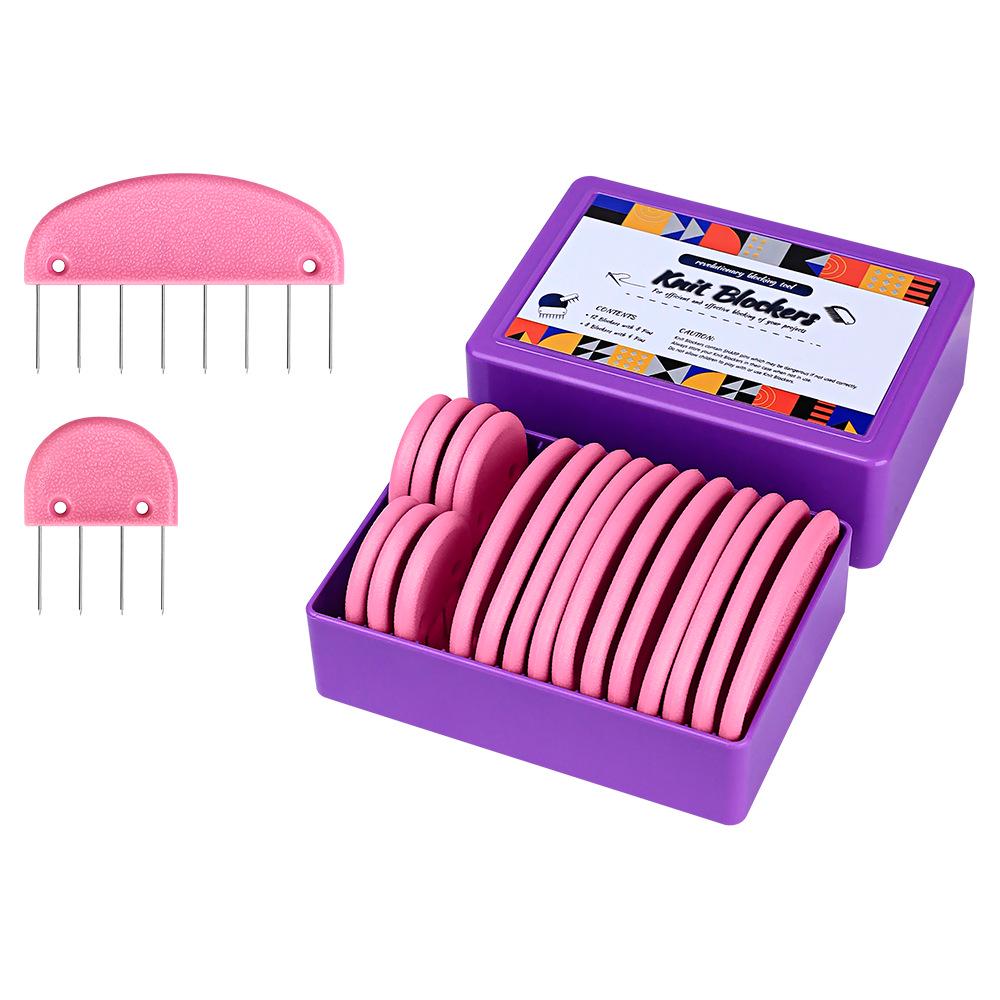 Lavender Purple Knitting Shaping Pins for Shawl and Scarf DIY