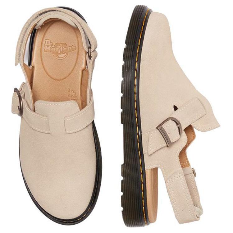 Dr. Martens ג'ורג'י וילדים אופנתיים פשוטים נוחים נעלי קז'ואל לנסיעה לעבודה נעלי נשים בז' 40470200