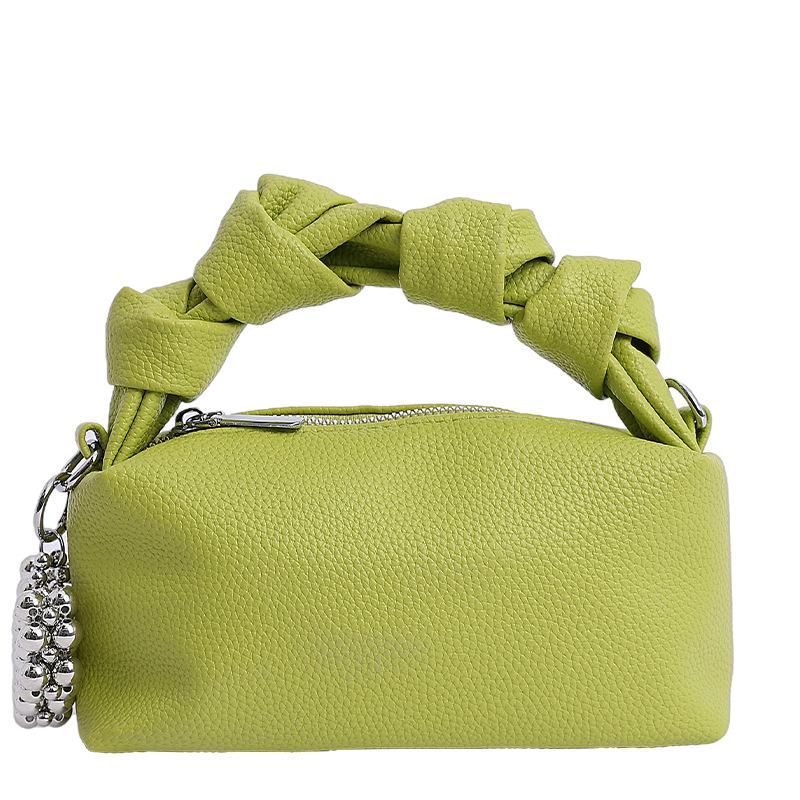 

French Fashi Green Handbag Summer Women s Simple Versatile Crossbody Bags Exquisite Mini Soft PU Party Handbags Trend Mini(Max Length<20cm)
