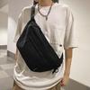 Large Capacity Unisex Chest & Crossbody Bag: Trendy Japanese Casual Style, Perfect for Workwear & Cycling.