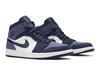 Men's Sneakers Nike Jordan 1 Mid Obsidian Sanded Purple Obsidian/Sanded Purple-White