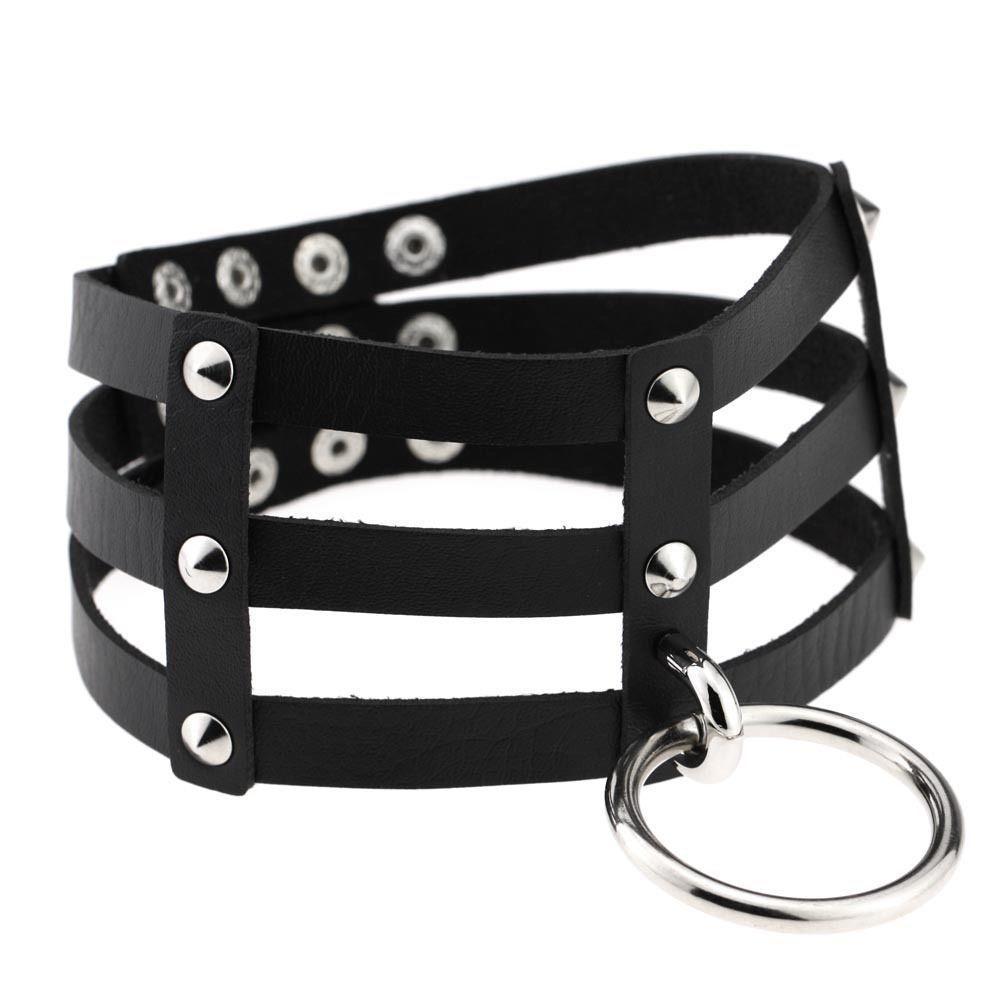 Lederhalsband Halskette Halsband Schloss Anhnger Ketten Sklave BDSM Punk  Fetisch gnstig kaufen  Preis, kostenloser Versand, echte Bewertungen mit  Fotos  Joom