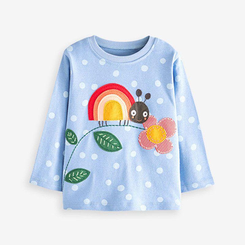 Cute Export Autumn Cartoon Casual Long Sleeve T-shirt
