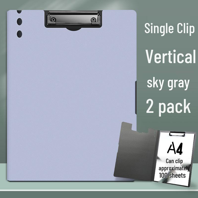 A4 Double Clip Folder for Documents and Resume Storage