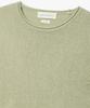 MAN ON THE BOON Rolled Edge Linen Blend Knit_Light Green 4716113015