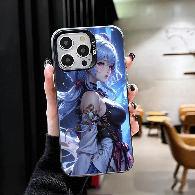 Genshin Impact Ganyu Soft Phone Case for iPhone 15 16 17 Pro Max 17Air 16E 14 Plus 13 12 Mini Shockproof Cover Back Shell