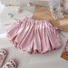 Pocket Bow Flower Bud Pants for Girls Wearing Pants and Shorts Trendy Trend