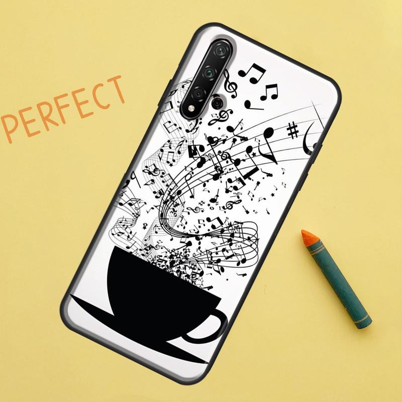 

Музыкальный чехол с нотами для Huawei P30 Pro P20 P40 Lite Nova 8i 7i 3i 11i 5T 9 10 SE Y60 Y61 Y70 Y90 P Smart Z Huawei Nova 10