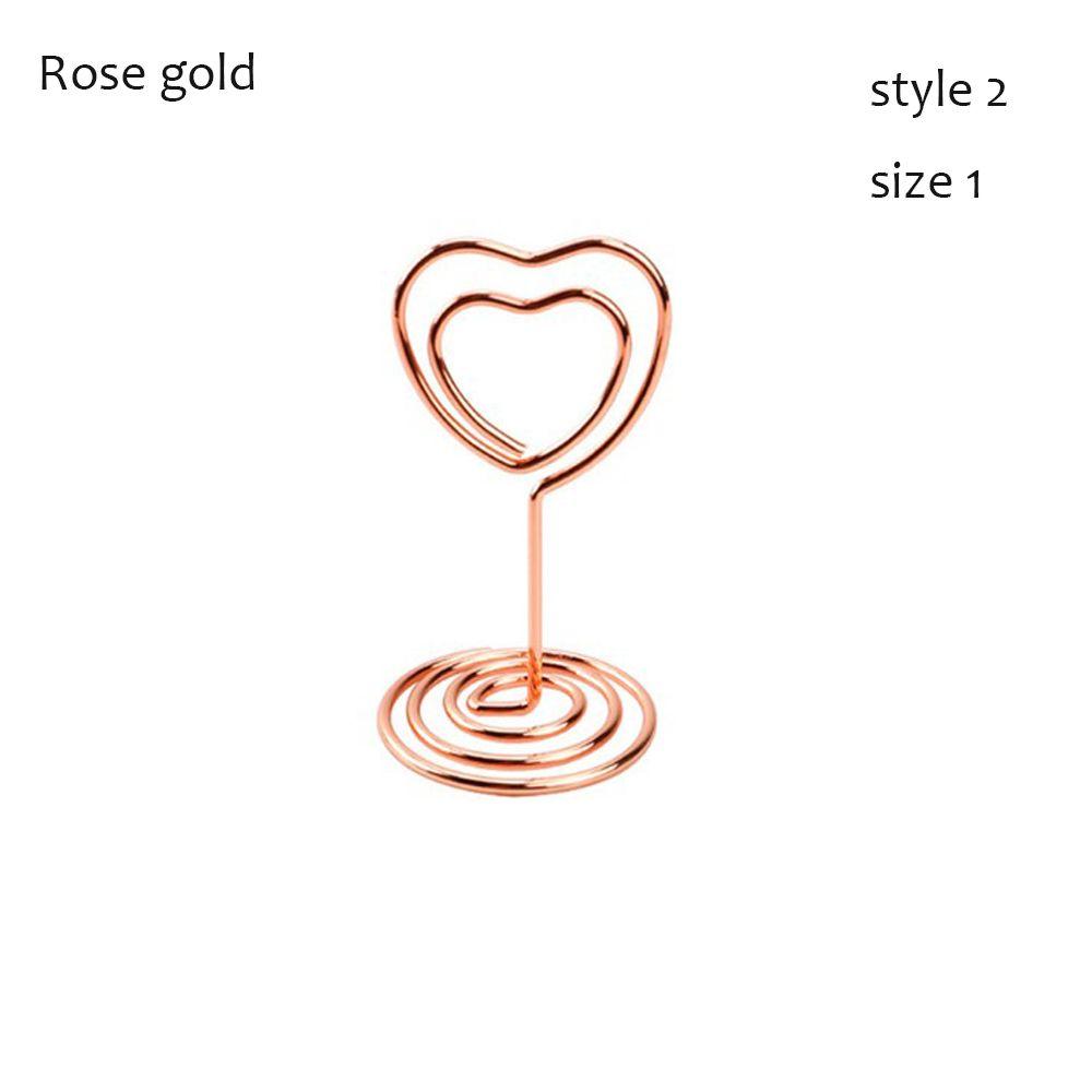 Decoration Wedding Supplies Paper Clamp Photos Clips Place Card Clamps Stand Table Numbers Holder