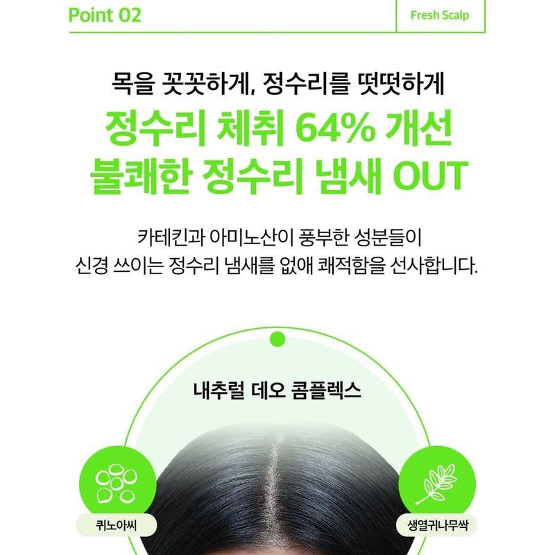Derma: B - Fresh Scalp Clear Shampoo - 2 Types