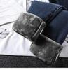 Women's High Waist Velvet Skinny Jeans - Slimming Cropped Pants for Autumn/Winter